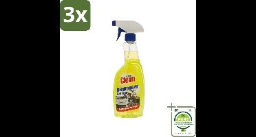 3 x At Home - Clean - Ontvetter - Snel Resultaat - 750 ml - Grootverpakking - Ontvetter - Keukenreiniger - Vetverwijderaar - Snel Werkende Reiniger - Keukenoppervlakken Schoonmaken