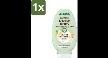 1 x Garnier Loving Blends Voedende Amandelmelk Conditioner 250 ml - Lichtdroog Haar - Voedende Conditioner - Amandelmelk - Biologisch Haarverzorging - Hydraatatie