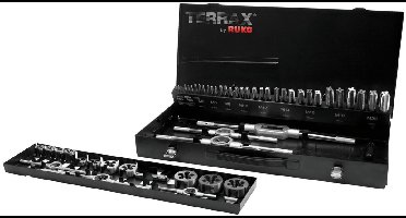 TERRAX by RUKO Gewindeschneidwerkzeug-Satz M HSS - 54 tlg. (Magaz...