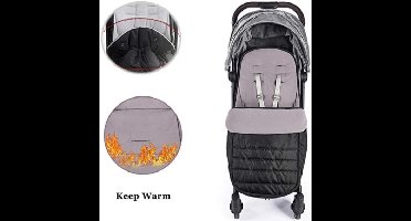 Voetenzak Buggy - Kinderwagen Wiegdeken - Universeel - Zwart