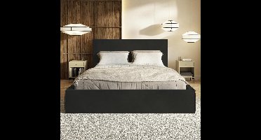 Gestoffeerd Bed 160x200 cm met Opbergruimte & Bedlade – Pauwhome Boho Velvet Luxe Bedframe Beige (Crème) met Hoofdeinde & Lattenbodem – Zonder Matras