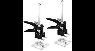 Set van 2 handhendels die het tillen vergemakkelijken - arm 30 cm - tot 240 kg - tegelhefgereedschap - hoogte Verstelbaar voor gipsplaten, porseleinen tegels en meubels.
