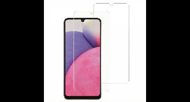 Accezz Screen protector - Geschikt voor Samsung Galaxy A33 - 2 pack glass screenprotector