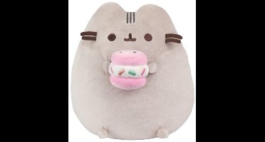 Pusheen, Knuffel 24cm met IJssandwich Charmant Design, Lichtgrijs