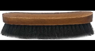 Kledingborstel zwart paardenhaar 17cm