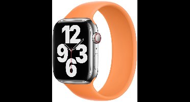 Apple Siliconen solobandje voor de Apple Watch | 38/40/41/42 mm - Maat 9 - Marigold