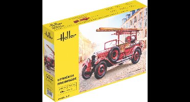 Heller Modelbouwpakket Auto - 80733 Citroën C4 Fire Brigade - Brandweerwagen Plastic - 1:24 - Modelbouw