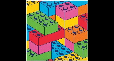 Servetten block bash (25x25cm, 16st)