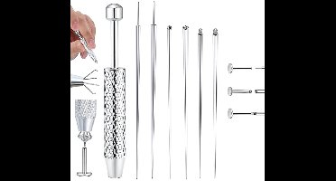 Voor het vervangen van sieraden - Draadloze inzetpennen - Sieradenrekset - Rechte staaf
