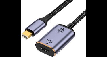 USB-C naar Mini DisplayPort Kabel 8K 60Hz voor Laptops en Tablets