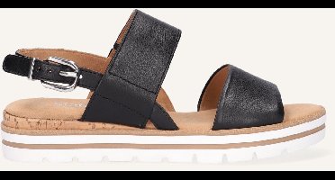 Gabor 774.1 Sandalen - Dames - Zwart - Maat 38,5