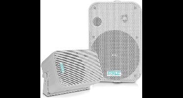 Pyle Speaker – 2-Way Speakers -Ceiling Speakers -Outdoor Speakers- Sturdy Universal Mount - 500 W- Suitable for Pool, Patio and Indoor Use-White