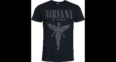 Nirvana Angel 3D Druck Heren T-shirt - zwart - L