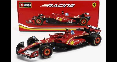 FERRARI -F1 SF-24 2024 CARLOS SAINZ -Burago modelauto 1:18