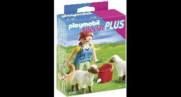 Boerin met schapen/Agricultrice avec moutons