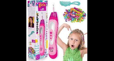 Meerkleurige parel haaraccessoires meisje haarvlechtmachine kapselset voor kinderen van 5 6 7 8 9 jaar kinderen – beste cadeaus