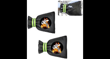 2 stuks - vorstbeschermhoes - vorstbeschermhoes voor buitenkraan, isolatiehoes - antivries - met reflecterende strip - 15/21 cm - zwart