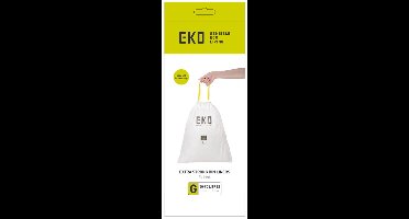 EKO - Afvalzakken 50-90 liter (G) - Wit - 1x10 stuks