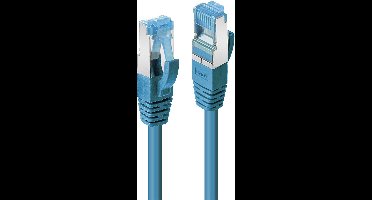 LINDY 47149 RJ45 Netwerkkabel, patchkabel CAT 6A S/FTP 2.00 m Blauw 1 stuk(s)
