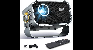 X2 LCD-projector Draagbare 1080P-projector ondersteunt Netflix en YouTube LCD-projector 1280×720 px, Blue Light Eye Protection-projector ondersteunt 4K-decodering px