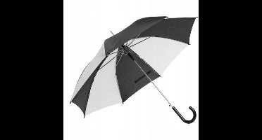 Automatische paraplu grijs-wit, 103 cm, lichtgewicht, unisex