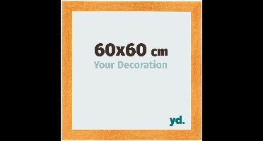 Your Decoration - Fotolijst 60x60 cm - MDF - Oranje - Pisa