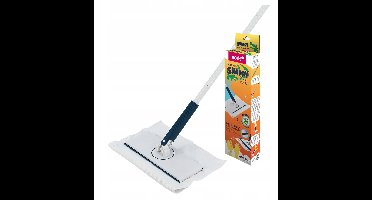 York Vlakke Mop 25 cm met Microvezeldoek - Licht & Wendbaar