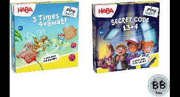 Haba Set van 2 spellen - Vanaf 8 jaar - 3 times 4 = Swat & Secret Code 13+4