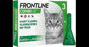 Frontline Combo Kat - 2 x 6 pipetten - vlooiendruppels Kat