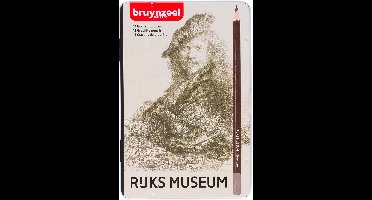 Grafietpotlood bruynzeel rijksmuseum rembrandt 12s | 6 stuks