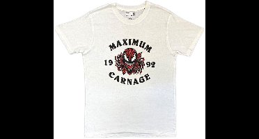 Marvel Venom - Maximum Carnage Heren Tshirt - 2XL - Wit