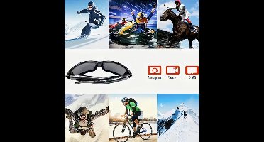 Zonnebril met Ingebouwde Camera – Handsfree Video & Foto – Compact & Discreet – Full HD 1080P Videobril – 1920 x 1080 pixels – Handsfree Opnemen – Sport & Outdoor Videobril – USB Oplaadbaar – Inclusief 32GB Geheugenkaart | House of Discovery
