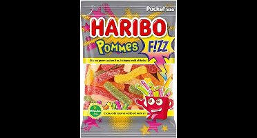 Haribo Pommes – Zure Fruitgom – Halal - 24 x 100gram Voordeeldoos