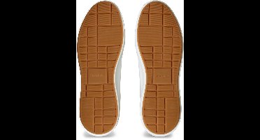 Leather Lace-Up Sneakers with 100% Leather Composition - White