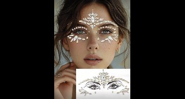 Face Jewels Gezicht Kristallen – Zelfklevende Oog & Voorhoofd Strass – Festival, Fairy & Bridal Make-up
