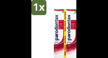 1 x Parodontax - Tandpasta - Original Dagelijkse Formule - Tegen Bloedend Tandvlees - 2 x 75 ml - Bloedend Tandvlees - Tandpasta - Tandplak - Fluoride - Gezonde Tanden