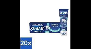 20 x Oral-B - Professional – Tandpasta – Tandsteencontrole – Reinigingskristallen – 75 ml - Koffiezetapparaat