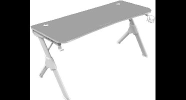 Gaming Tafel 140cm met Hoofdtelefoon- en Drankhouders, Ideaal voor Gaming Setup