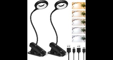Bedlampjes Hoofdbord - Leeslampjes - Bedlamp Slaapkamer Volwassenen - Zwart