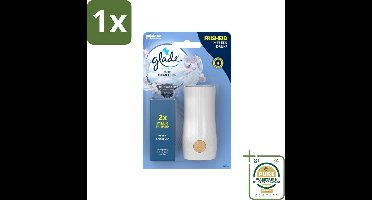 1 x Glade - Houder Touch & Fresh - Pure Clean Linen - 10 ml- Touch & Fresh Houder - Frisse Geur - Luchtverfrisser - Geurverspreider - Pure Clean Linen