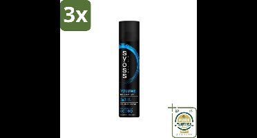 3 x Syoss - Volume - Haarspray - Lift & Volume - 300 ml - Grootverpakking - Haarspray Volume - Haarspray Lift - Haarspray 3 In 1 - Haarspray Voor Volume - Haarspray Voor Fijn Haar