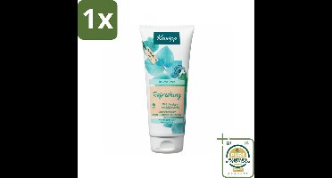 1 x Kneipp - Douche scrub - Refreshing - Mint & Eucalyptus - 200 ml- Douche Scrub - Huidverzorging - Exfoliatie - Mint En Eucalyptus - Jojoba Scrub