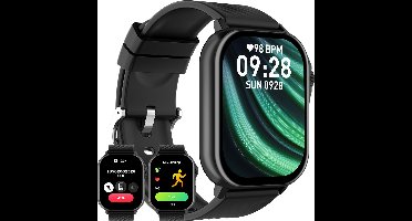 Denver Smartwatch - Hartslagmeter - 100 sportmodi - Saturatiemeter - Volledig Belfunctie - SWG159