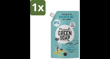 Marcel's Green Soap - Douchegel - Navulling - Mimosa & Zwarte Bes - Voor dagelijks gebruik - 500 ml - 1 stuk