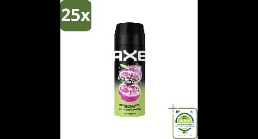 25 x AXE - Deodorant Spray - Epic Fresh - Citrus & Mint - Ultra Fris - 150 ml - Grootverpakking - AXE Deodorant - Deodorant Spray - Frisse Geur - Citrus Geur - Mint Geur