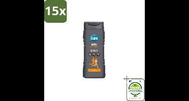 15 x Odorex – Douchegel – For Men Sport Refresh – 300 ml - Grootverpakking - Douchegel Voor Mannen - Sportieve Douchegel - Frisse Douchegel - Citrusgeur - Verfrissend Douchegel