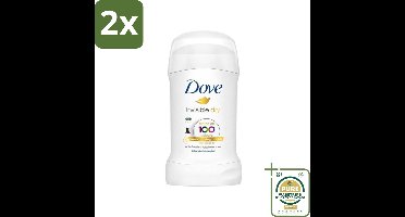 Dove Deodorant Stick - Invisible Dry - 40ml - Voordeelverpakking - 2 stuks - Dove - Invisible Dry