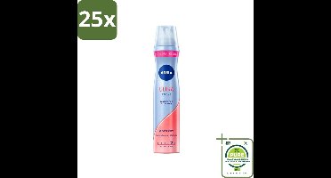 25 x Nivea - Haarspray - Ultra Strong - 250 ml - Grootverpakking - Haarspray - Sterke Fixatie - Langdurige Hold - Macadamia Olie - Haarverzorging