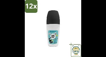 Marcel's Green Soap - Deodorant Roller - Mimosa & Blackcurrant - Langdurige frisheid - 50 ml - Voordeelverpakking - 12 stuks - Aluminiumvrije deodorant - Vegan deodorant