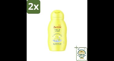 Zwitsal - Wasgel Mini - Zeepvrij & Mild - 75 ml - Reisformaat - Voordeelverpakking - 2 stuks - Zachte babywas - Hypoallergeen babyproduct